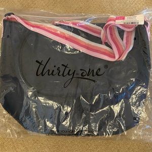 Thirty-One Round About Cooler Tote in Navy